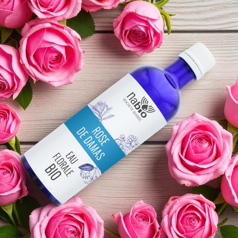 Eau florale BIO Rose de Damas - 200ml - Nabio