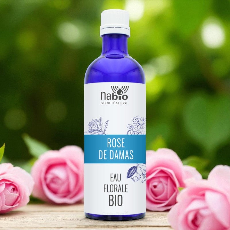 Eau florale BIO Rose de Damas - 200ml - Nabio