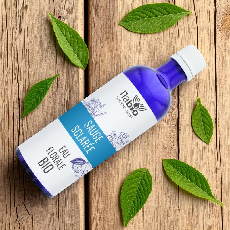 Bio-Blütenwasser mit Muskatellersalbei – 200 ml – Nabio