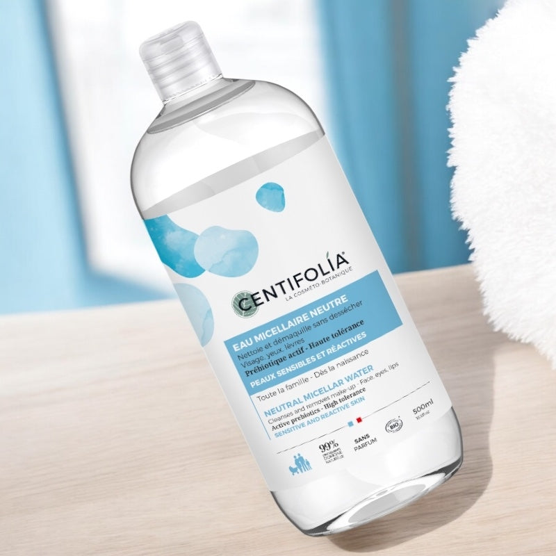 Eau micellaire neutre BIO aloe vera - 500ml - Centifolia