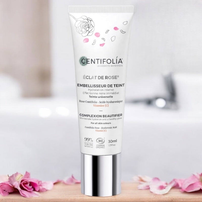 Embellisseur de teint BIO rose & vitamine C - 30ml - Centifolia