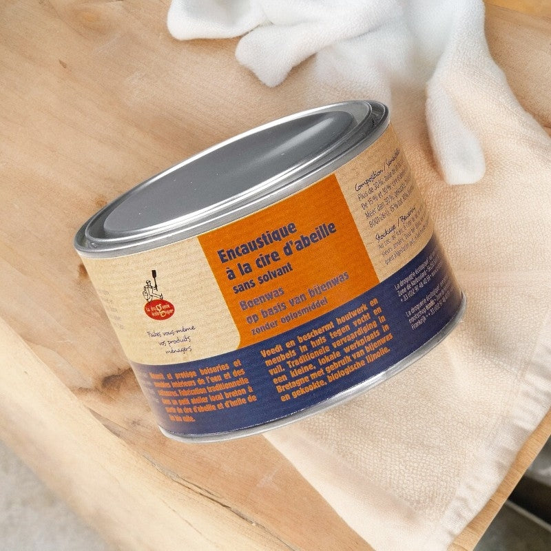 Encaustique à la cire d'abeille - 240g - La droguerie écologique