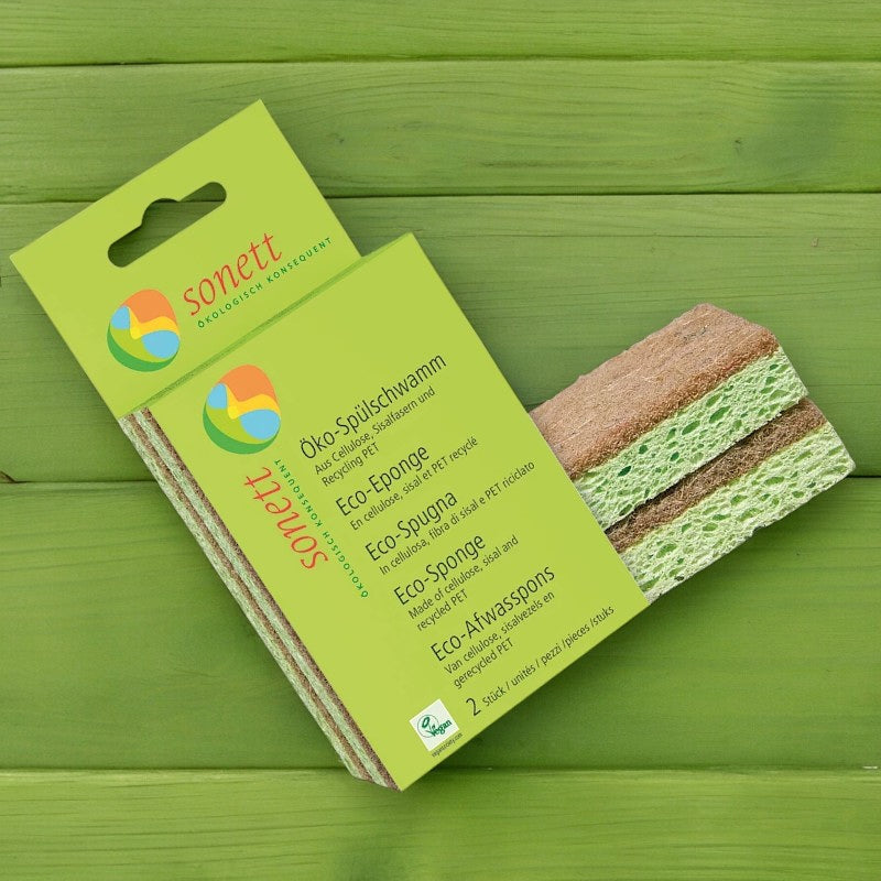 Eponge vaisselle lavable eco 2 pieces sonett 3