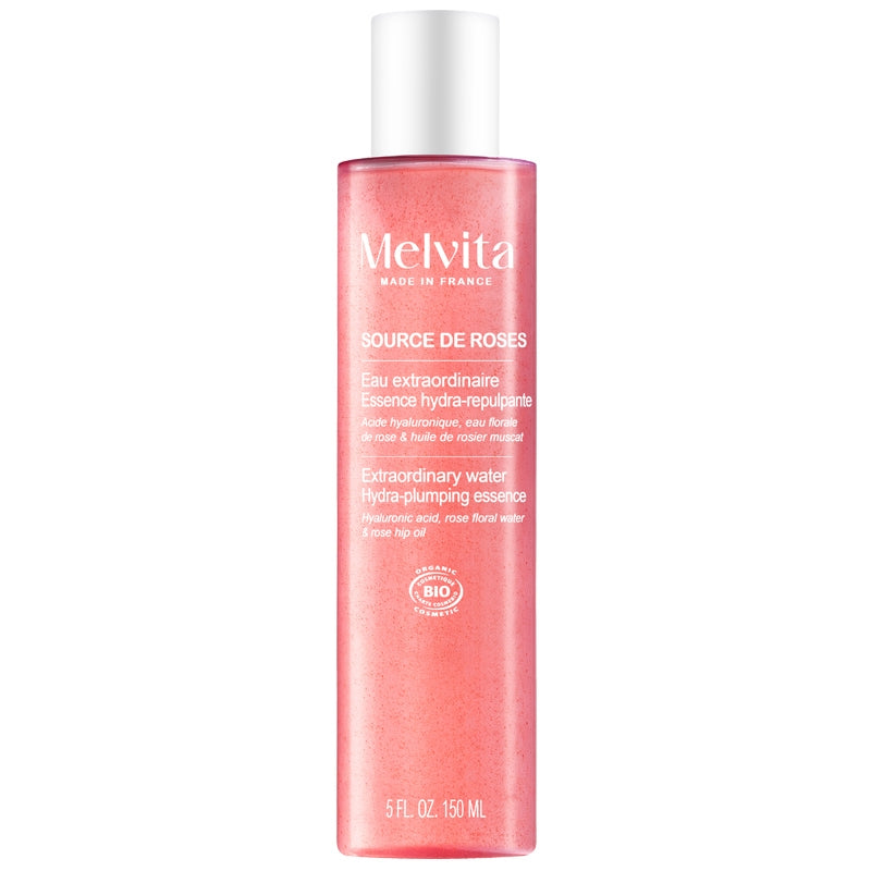 Bio-Hydra-Plumping-Essenz mit Hyaluronsäure und Rose – 150 ml – Melvita