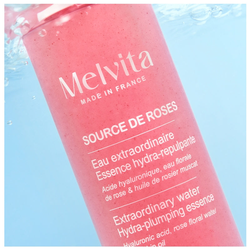 Bio-Hydra-Plumping-Essenz mit Hyaluronsäure und Rose – 150 ml – Melvita