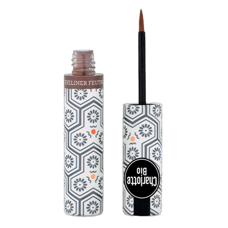 Eyeliner feutre brun BIO - 3ml - Charlotte Bio