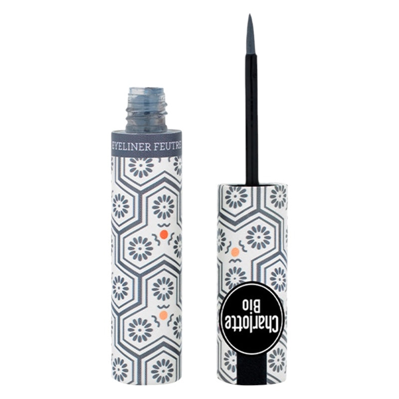 Eyeliner feutre gris BIO - 3ml - Charlotte Bio