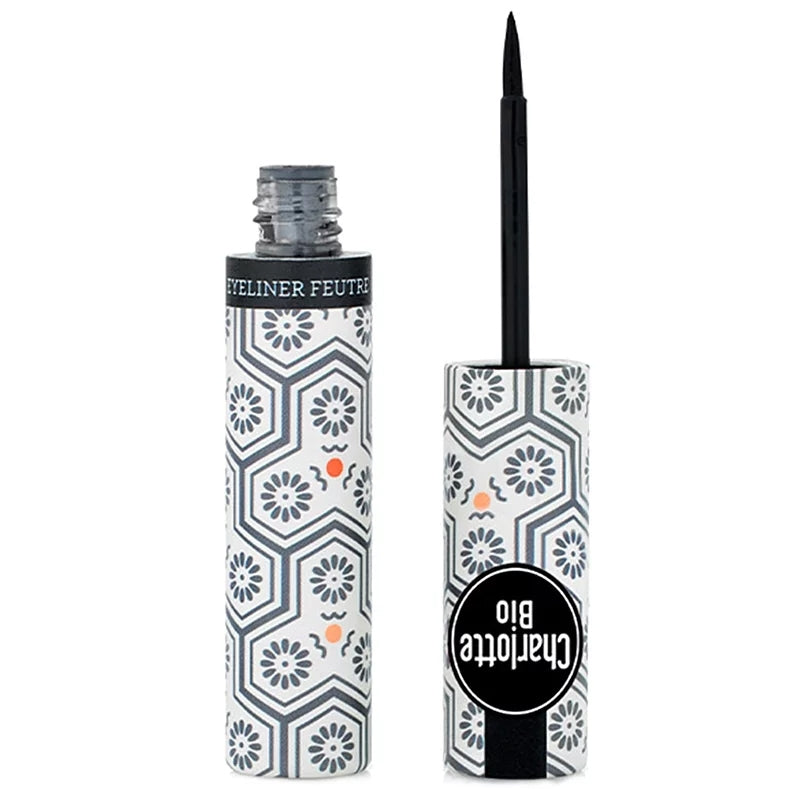 Eyeliner feutre noir BIO - 3ml - Charlotte Bio