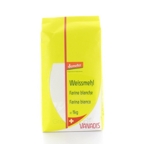 Farine blanche BIO - 1kg - Vanadis