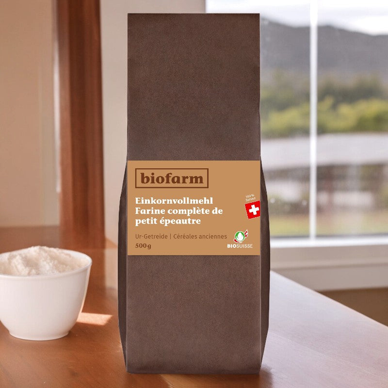 Farine complète de petit épeautre suisse BIO - 500g - Biofarm