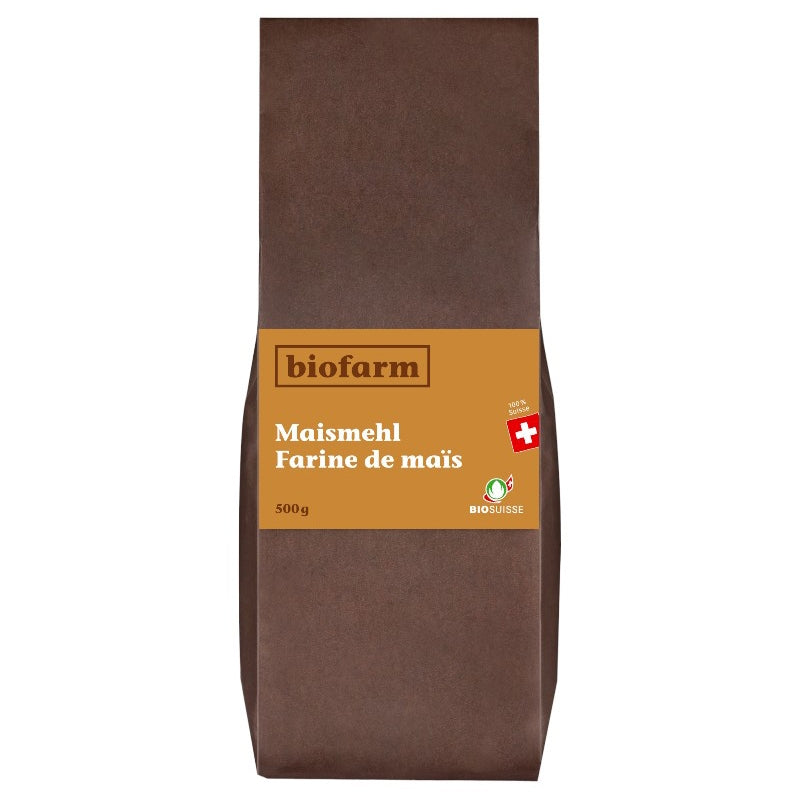 Farine de maïs suisse BIO - 500g - Biofarm