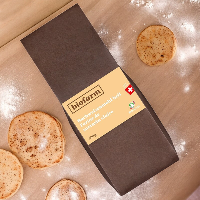 Farine de sarrasin claire suisse BIO - 500g - Biofarm