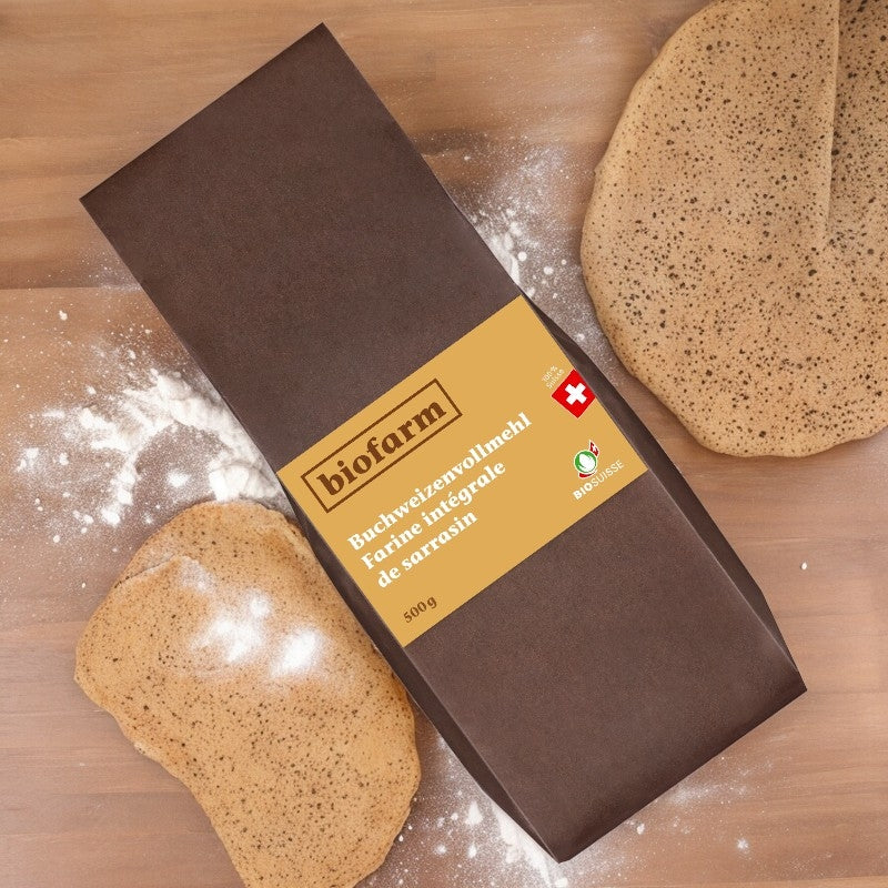 Farine intégrale de sarrasin suisse BIO - 500g - Biofarm