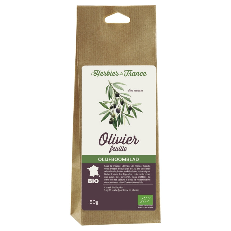 Bio-Olivenblätter – 50 g – L'Herbier de France