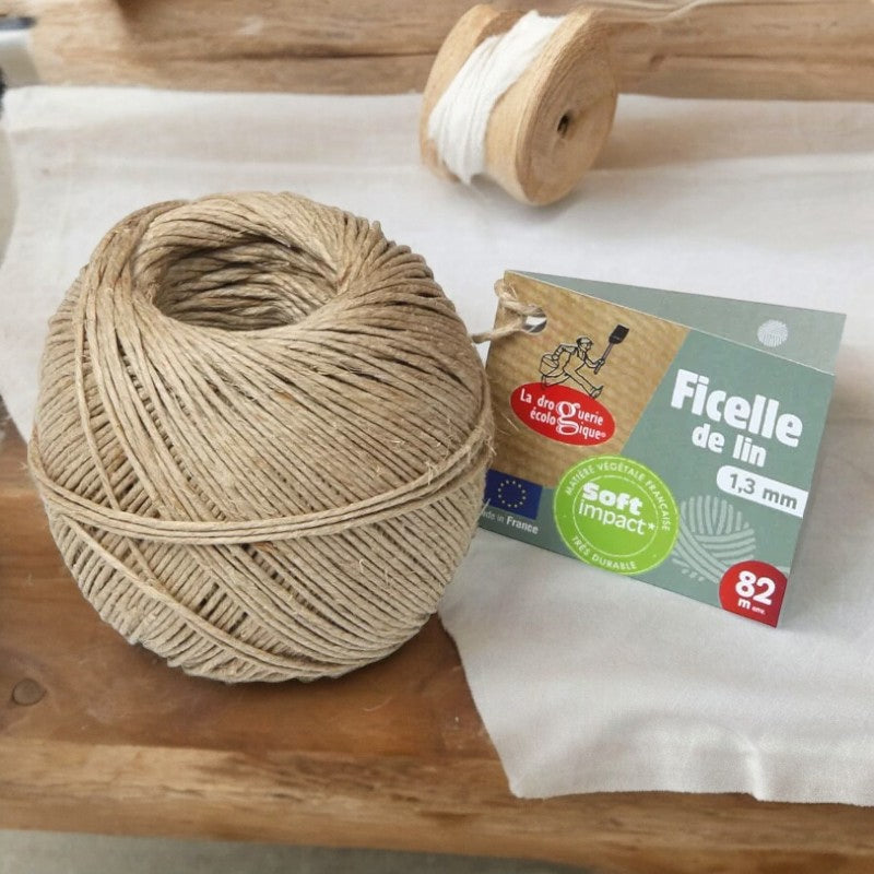 Ficelle de lin 1,3mm - La droguerie écologique