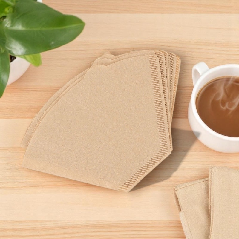 Filtres à café bruns n°4 en papier - 80 pièces - ah table !