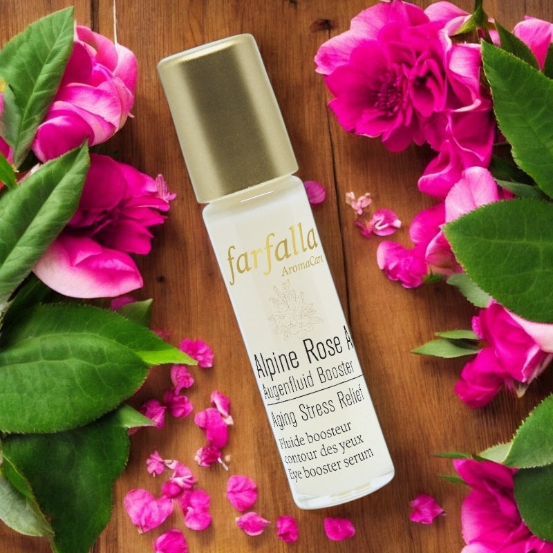 Fluide boosteur contour des yeux BIO rose Alpine A+ - 10ml - Farfalla