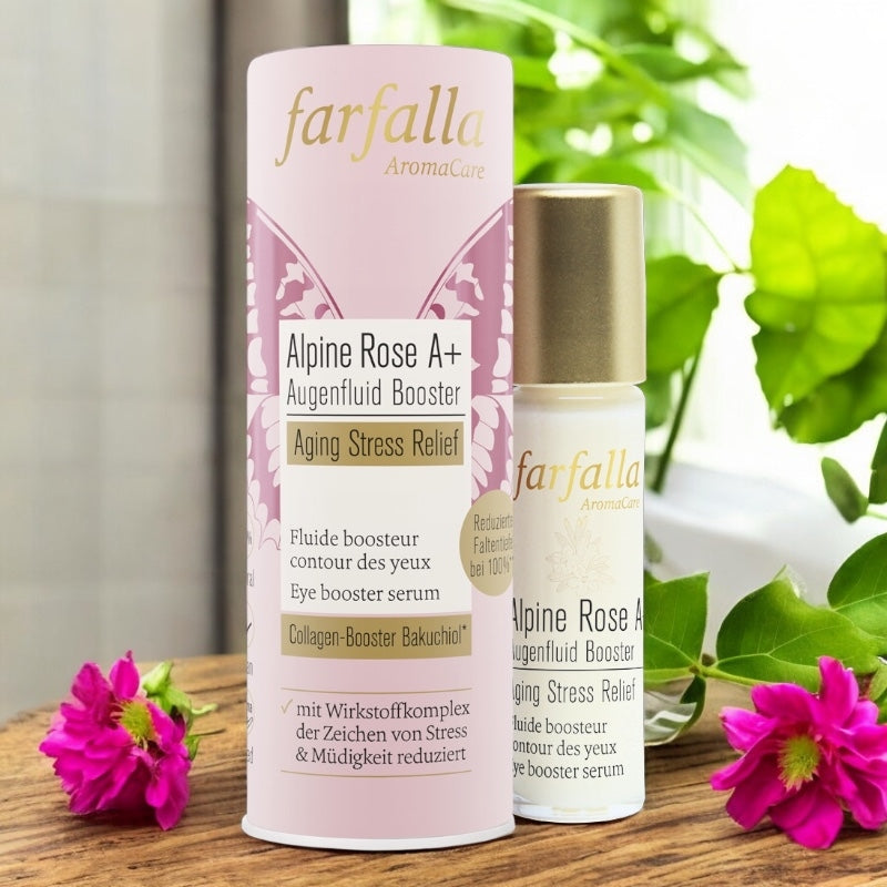 Alpine Rose A+ Bio-Augenkontur-Boosting-Fluid - 10 ml - Farfalla