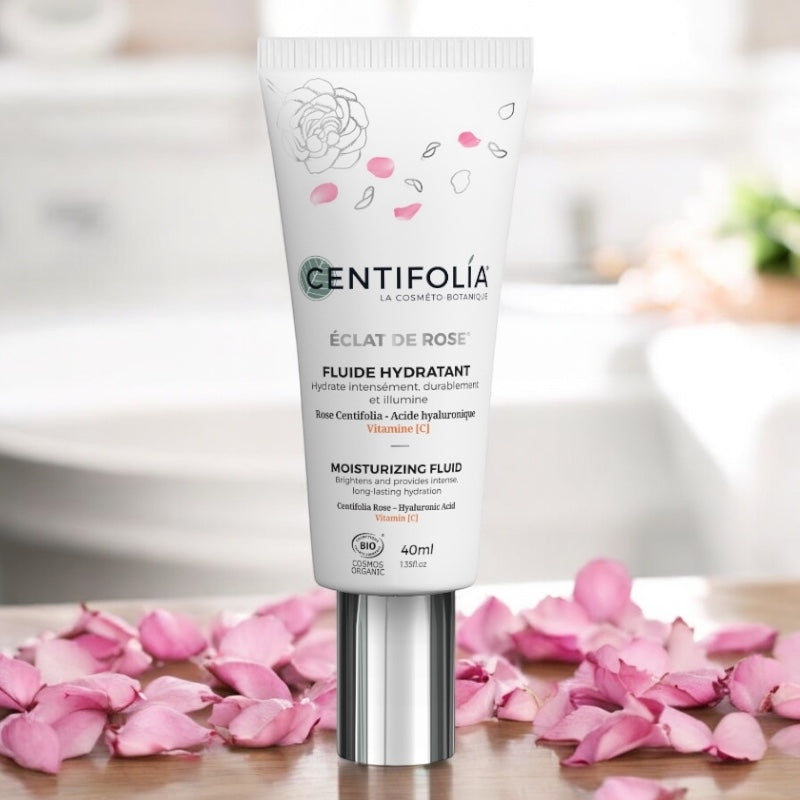 Bio-Feuchtigkeitsfluid in Rosa - 40 ml - Centifolia