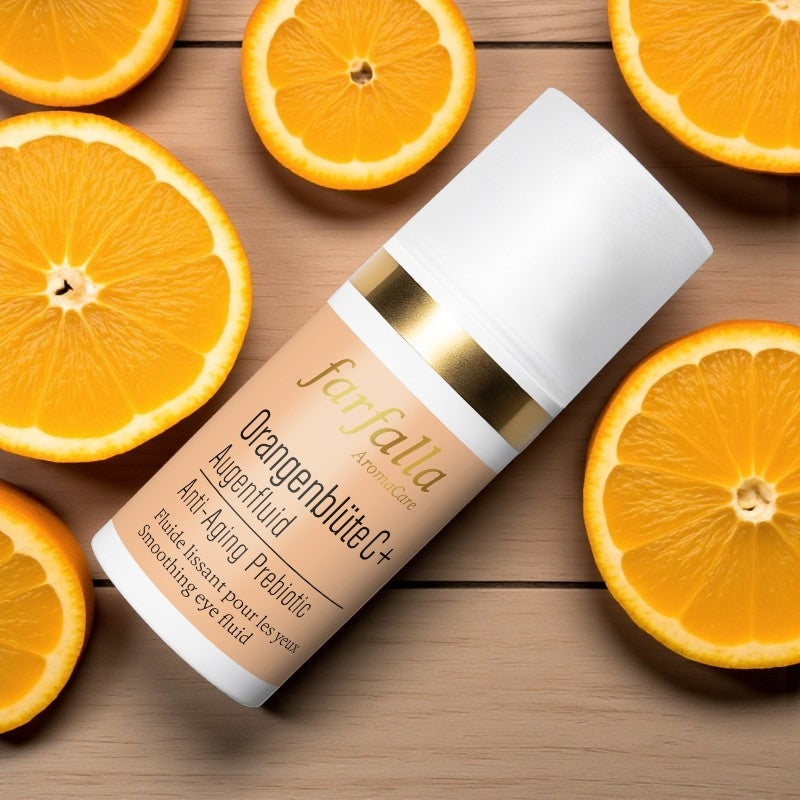 Fluide lissant pour les yeux BIO fleur d'oranger C+ - 15ml - Farfalla