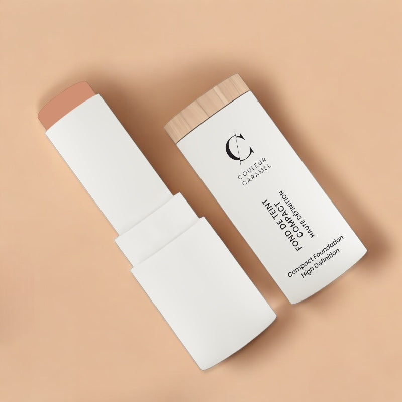 HD Compact Foundation Tan Beige Nr. 14 BIO - 9 g - Farbe Karamell