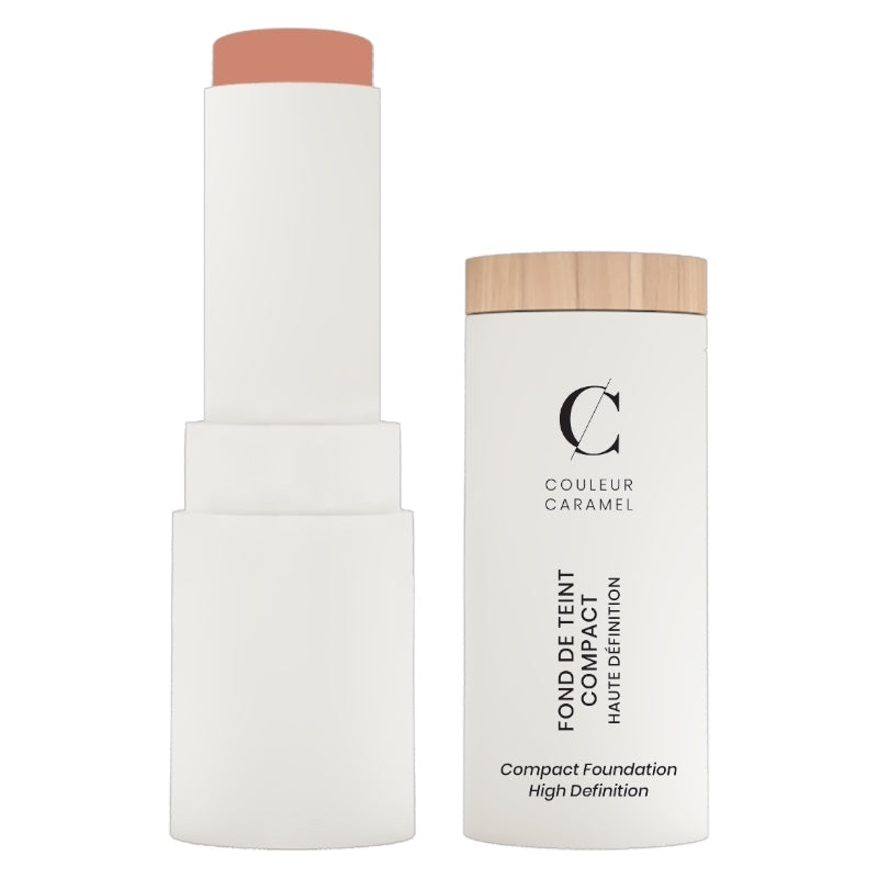 Fond de teint compact HD Beige orangé N°13 BIO - 9g - Couleur Caramel
