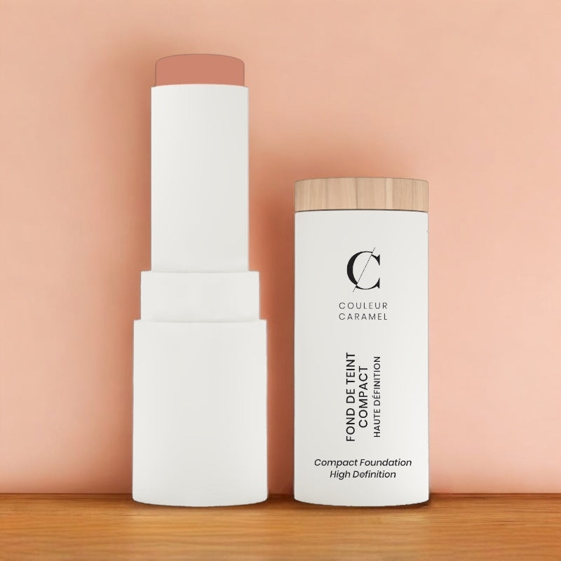 Fond de teint compact HD Beige orangé N°13 BIO - 9g - Couleur Caramel