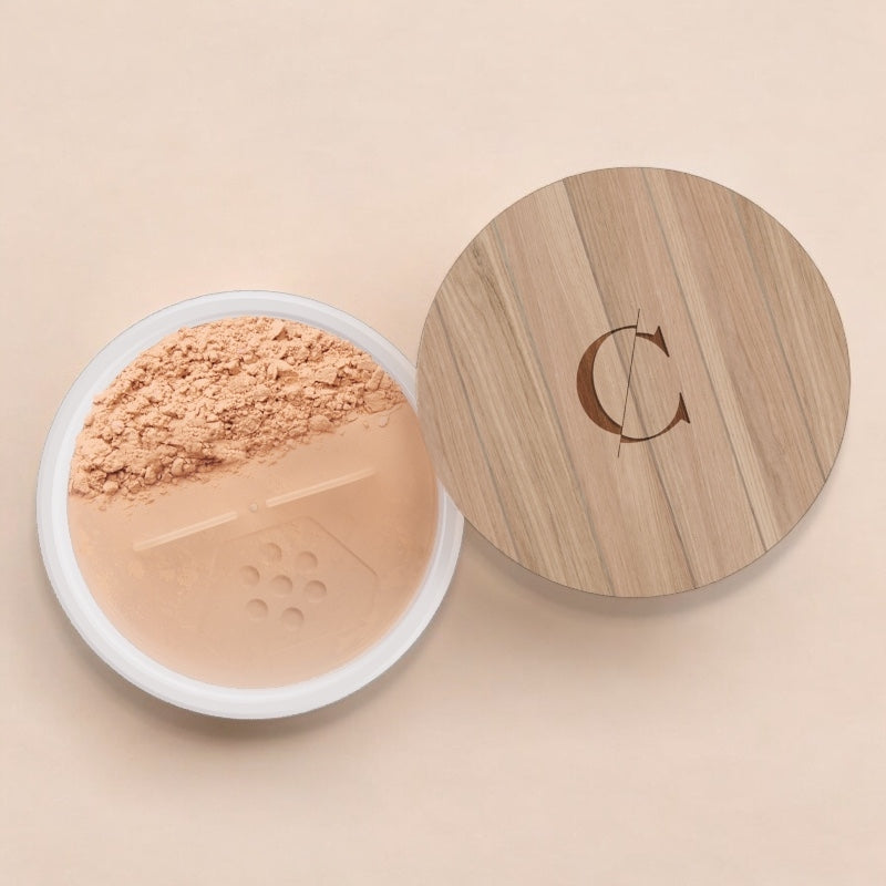 Hellbeige Mineral-Foundation Nr. 21 Bio – 10 g – Karamellfarbe