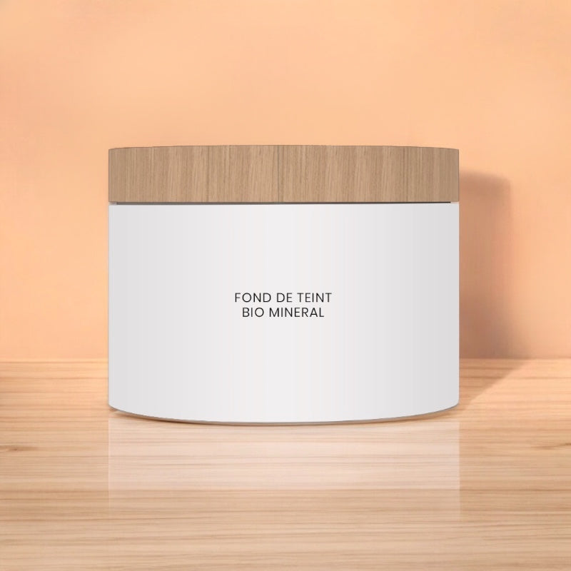 Fond de teint minéral Beige orangé N°25 BIO - 10g - Couleur Caramel
