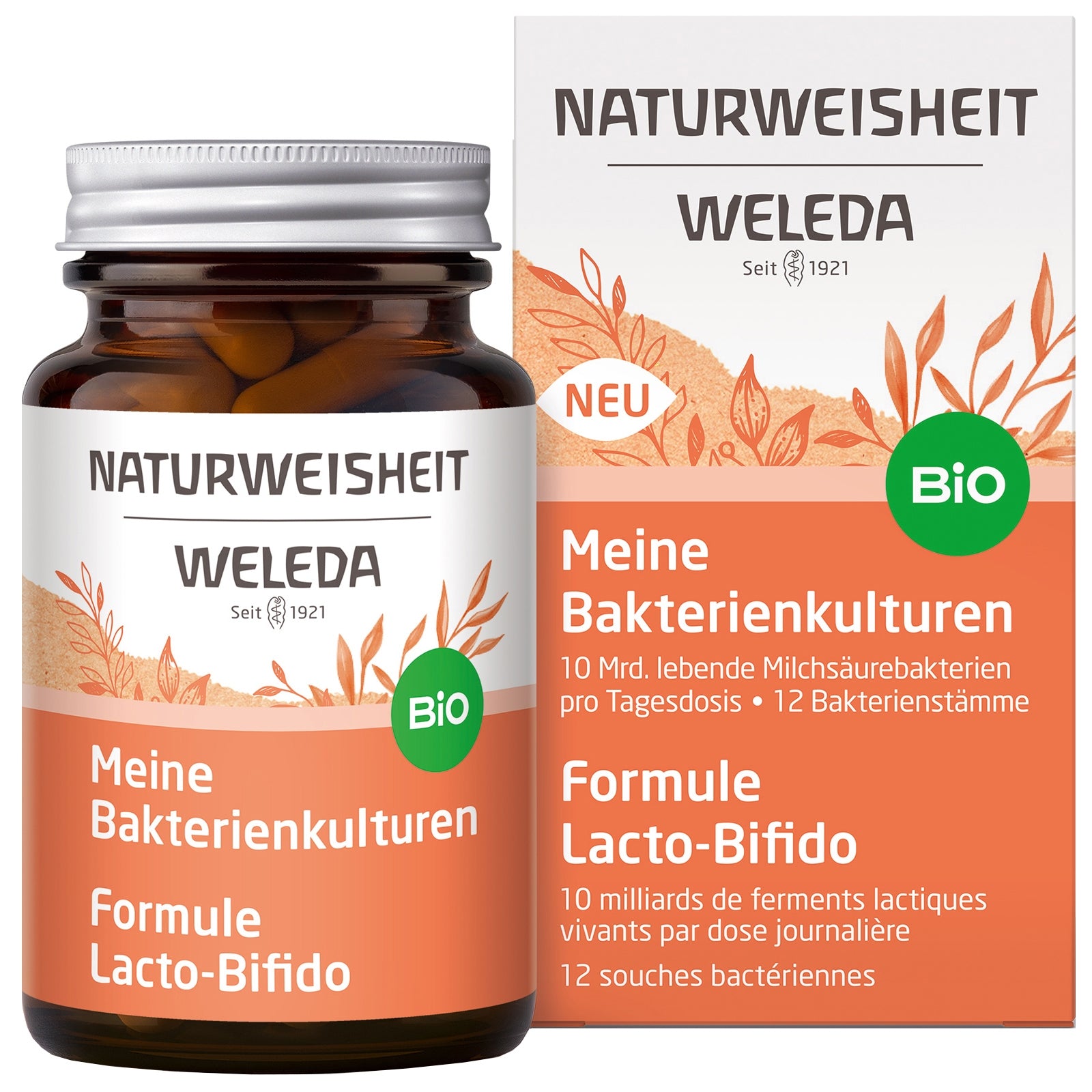 Bio-Lacto-Bifido-Formel (Laktobazillen &amp; Bifidobakterien) – 40 Kapseln Weleda