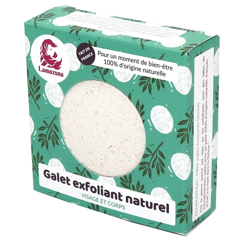 Natürlicher Peeling-Tonkiesel - Lamazuna