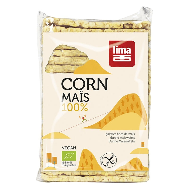 Bio-Maiswaffeln (dünn) - 130 g - Lima