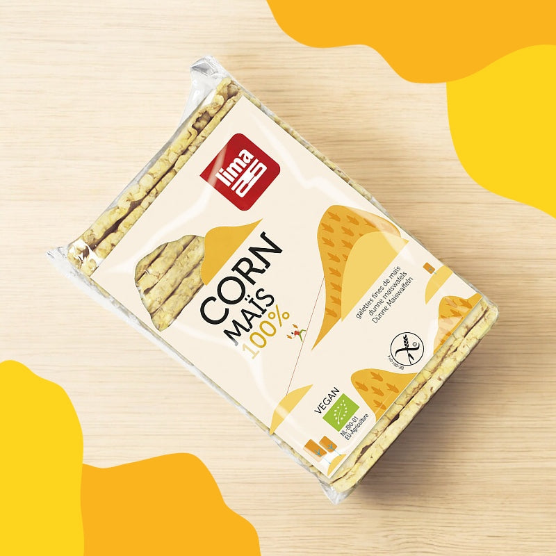 Bio-Maiswaffeln (dünn) - 130 g - Lima