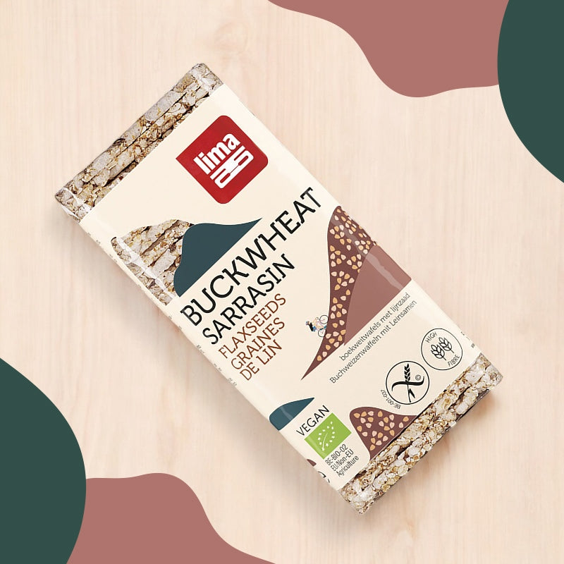 Galettes de sarrasin fines aux graines de lin BIO - 130g - Lima