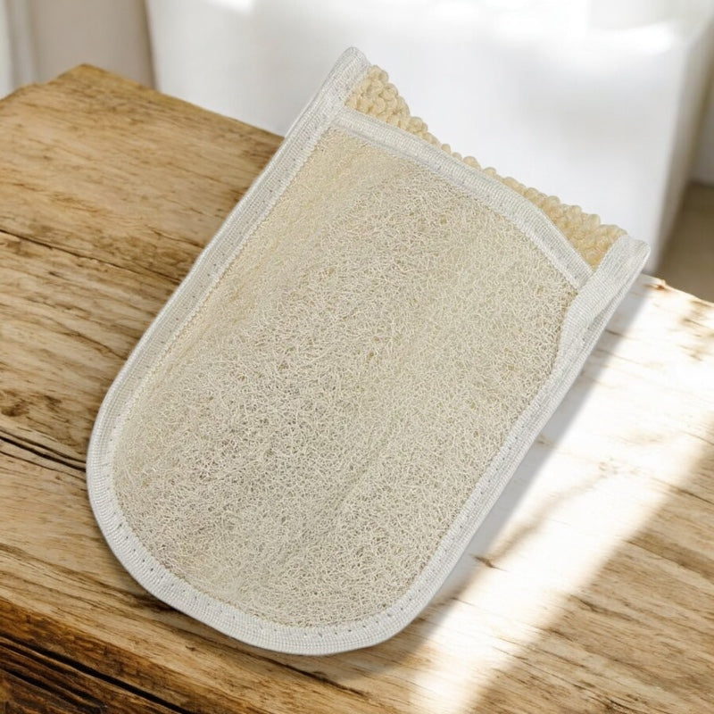 luffa handschuh Luffa-Handschuh – exfolierend – entfernt abgestorbene Hautzellen