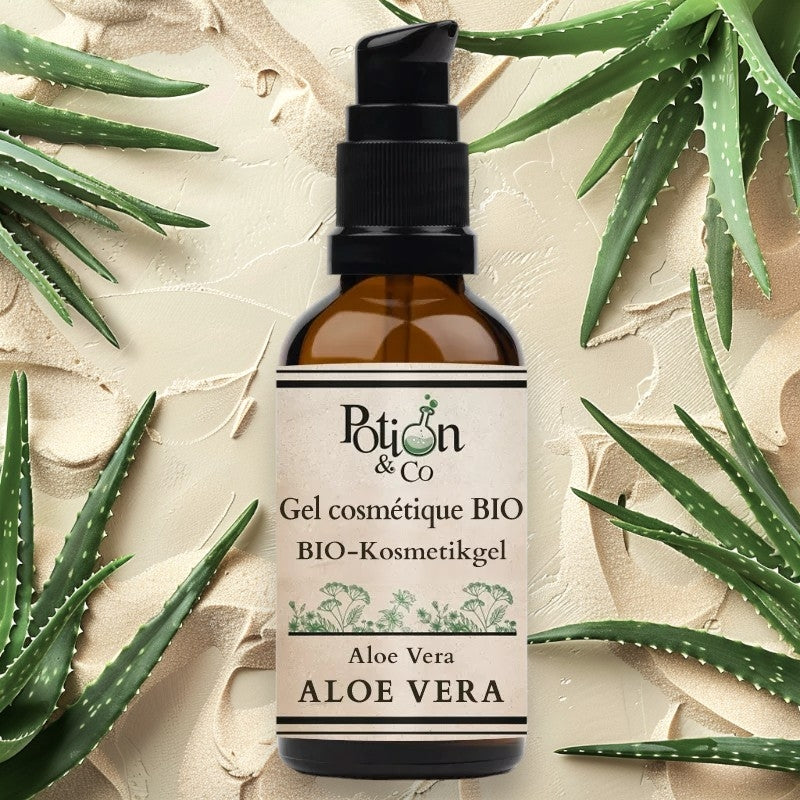 Gel cosmétique BIO aloe vera - 50ml - Potion & Co