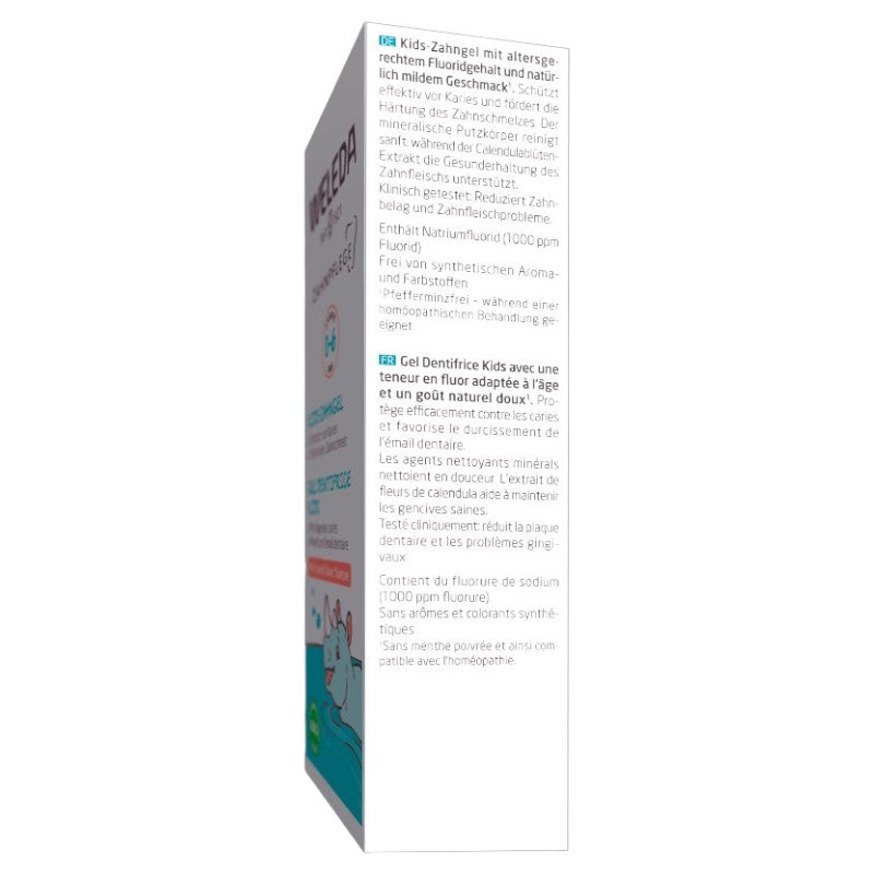 Gel dentifrice kids 0 à 6 ans calendula avec fluor - 50ml - Weleda