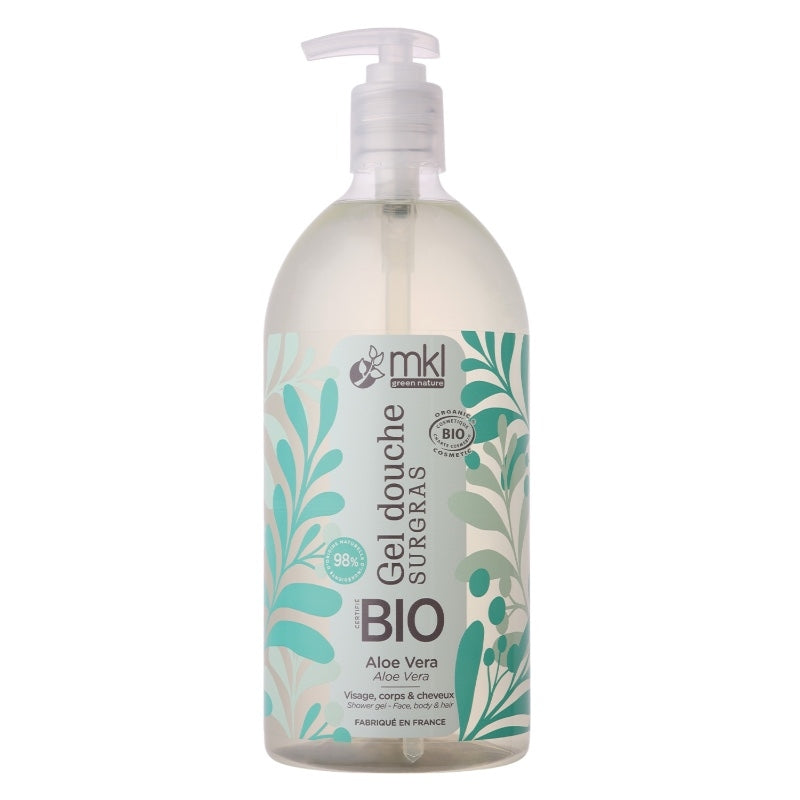 Gel douche aloe vera bio - 1l - MKL Green Nature