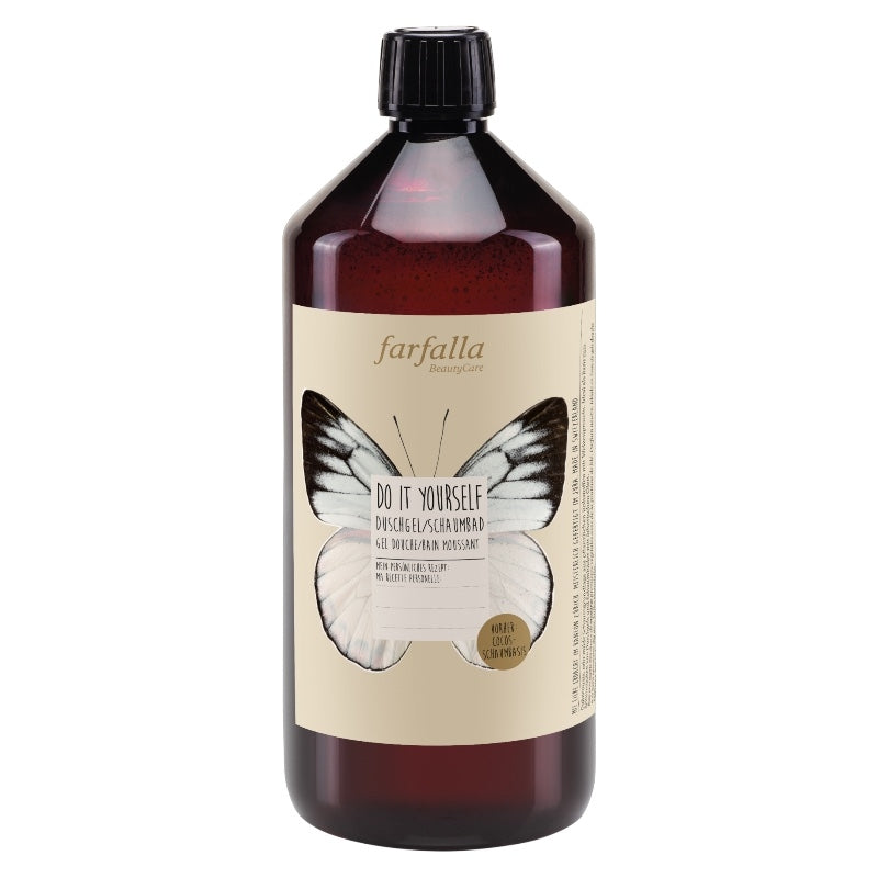 Gel douche & bain moussant naturel Do it yourself - 1l - Farfalla