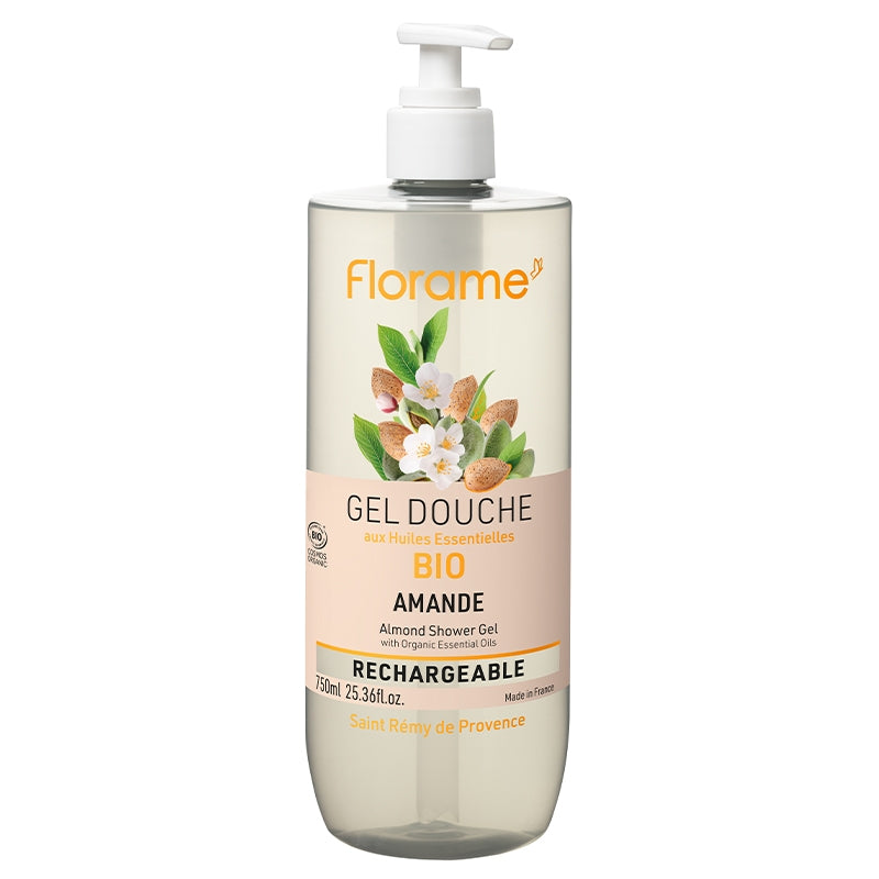 Gel douche bio amande 750 ml florame