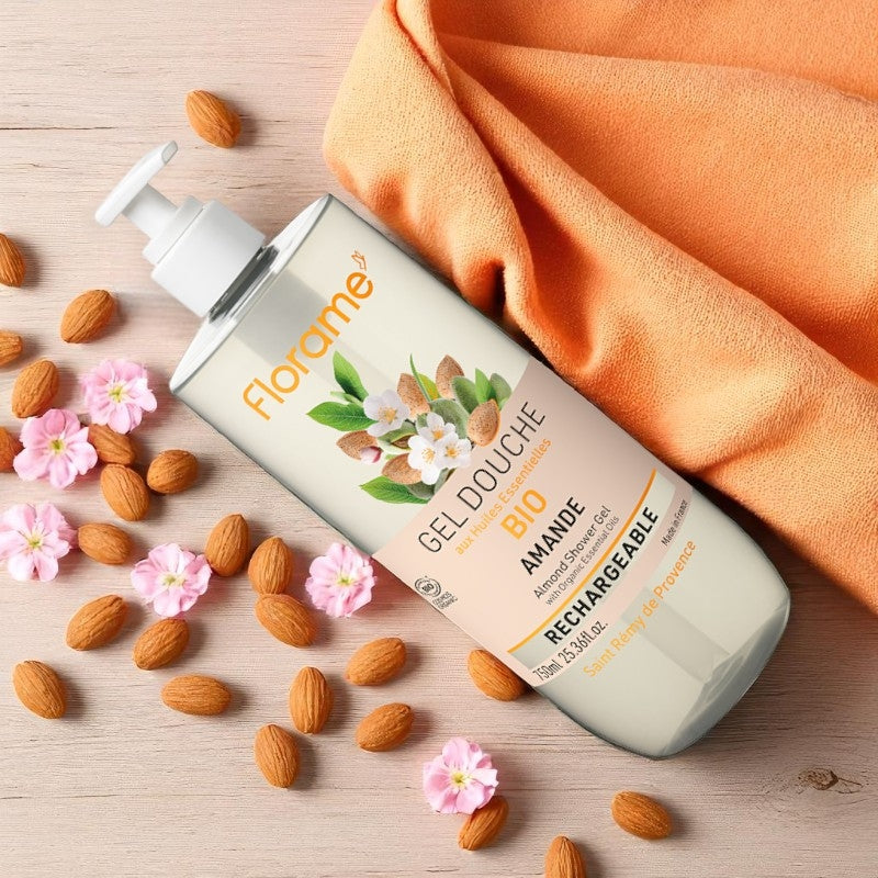 Gel douche bio amande 750 ml florame 3