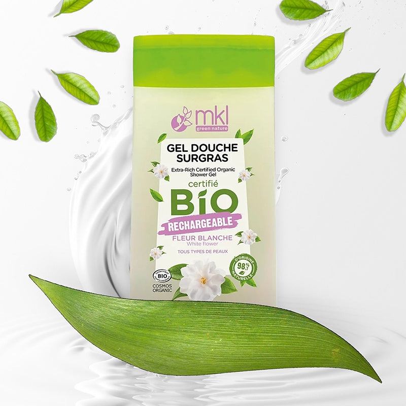 Bio-Duschgel mit weißer Blüte – 200 ml – MKL Green Nature