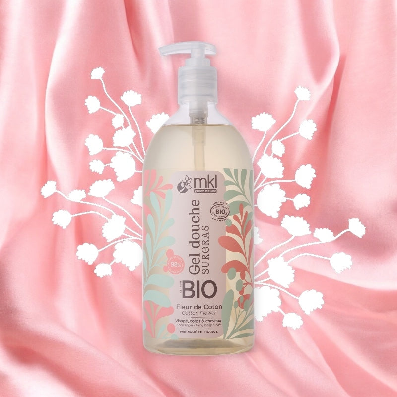 Duschgel mit Bio-Baumwollblüten – 1 l – MKL Green Nature 