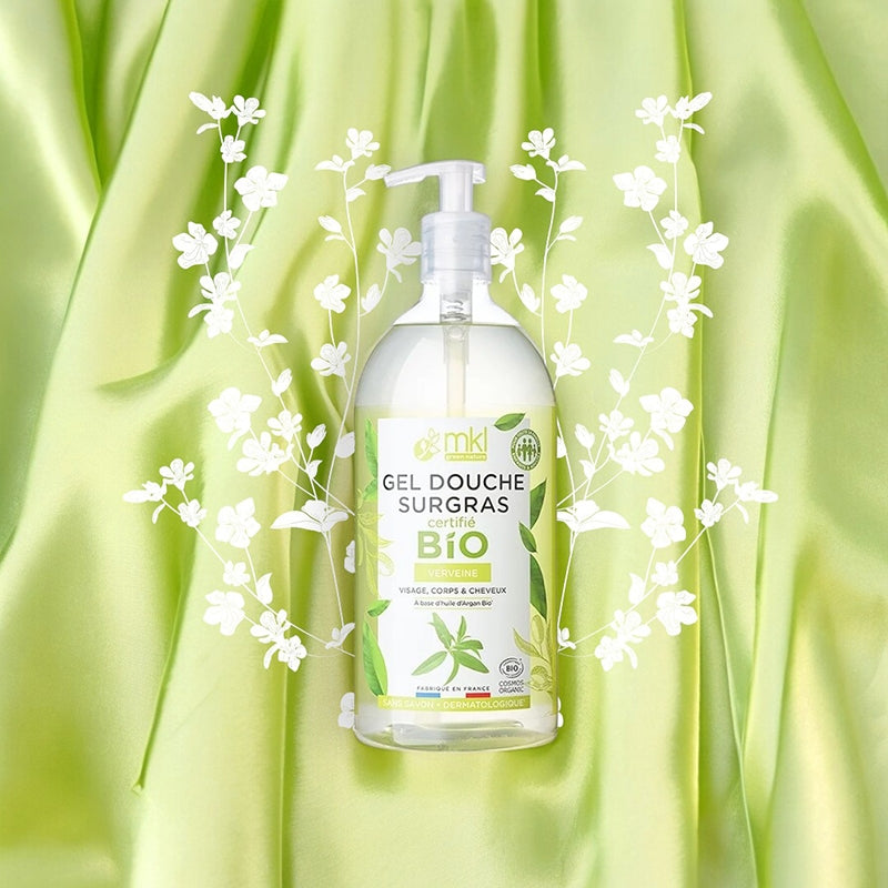 Gel douche bio verveine 1 l mkl green nature 3