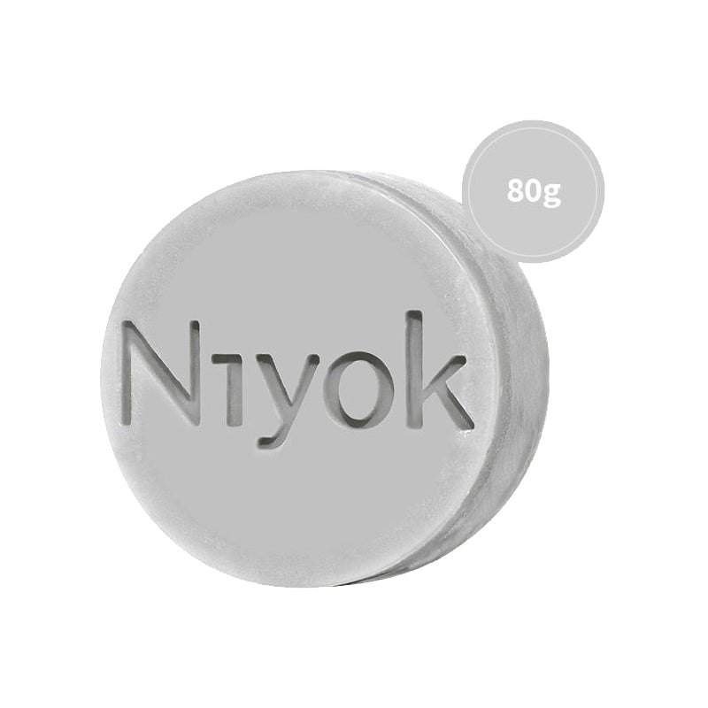Natürliches festes Duschgel für Körper, Haare, Gesicht &amp; Bart – 80 g – Niyok