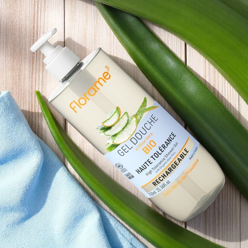 Gel douche haute tolerance bio 750 ml florame 3