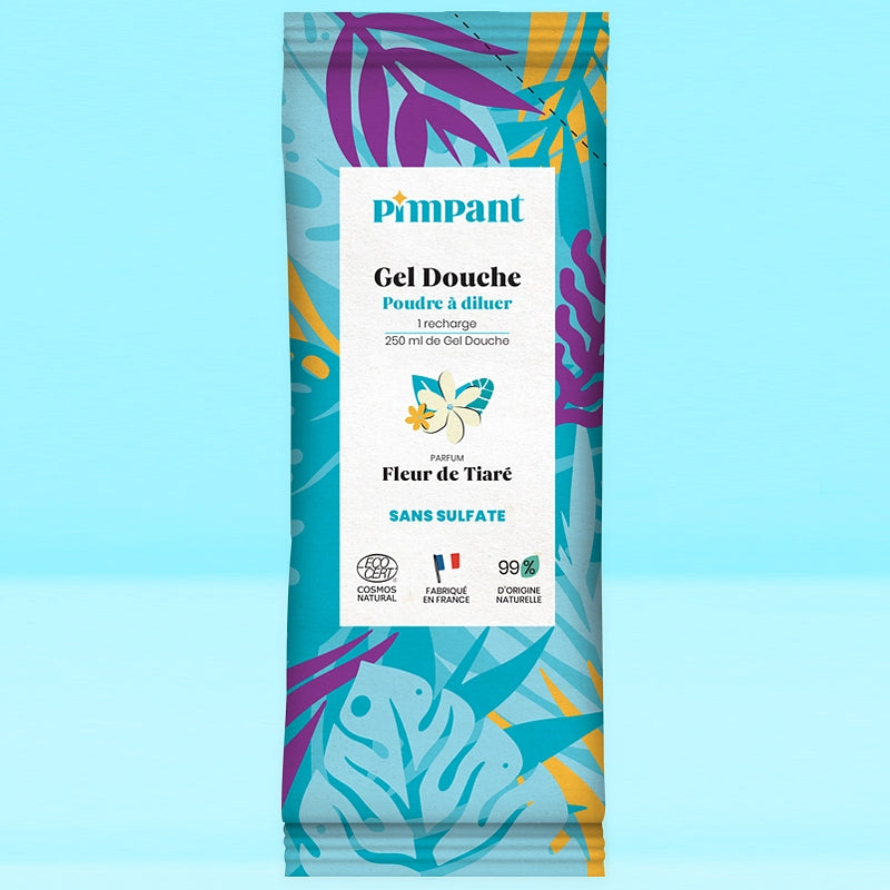 Tiare-Blütenpulver-Duschgel - 25 g - Pimpant