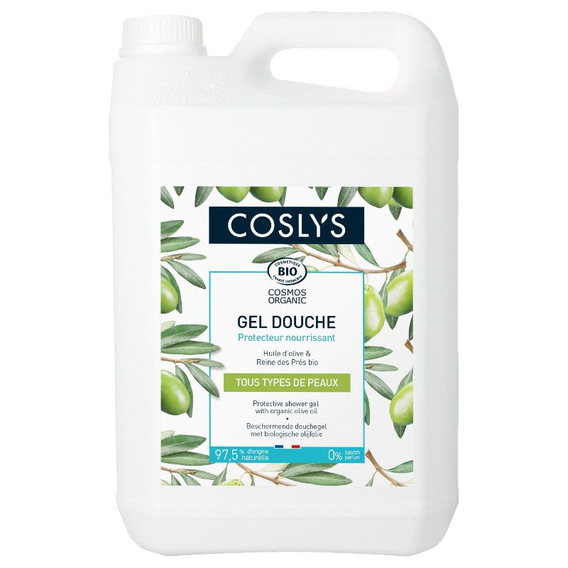 Bio-Duschgel mit Mädesüß – Pflegend &amp; Schützend – 5 l – Coslys