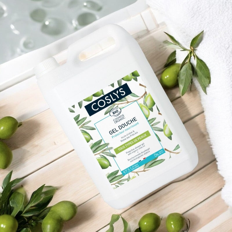 Gel douche protecteur & nourrissant BIO reine des prés - 5l - Coslys