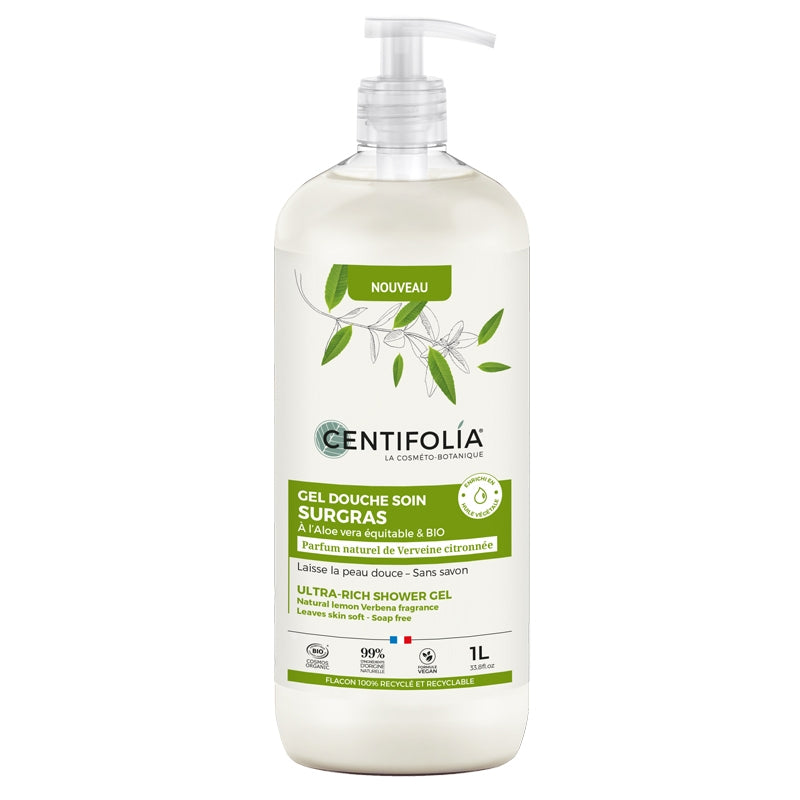 Centifolia Bio-Duschgel Extra-Reichhaltig mit Zitronenverbene - 1L